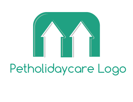 home icon in Letter M logo
