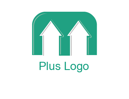 home icon in Letter M logo