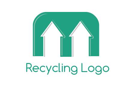 home icon in Letter M logo
