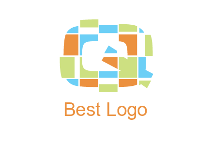 puzzle in Q letter logo