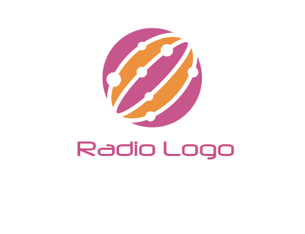 abstract globe logo