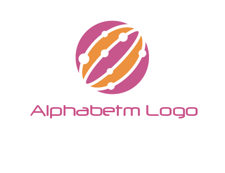abstract globe logo