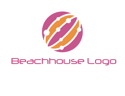 abstract globe logo