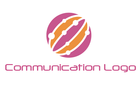 abstract globe logo