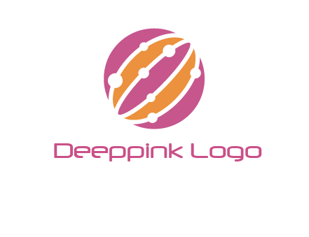 abstract globe logo