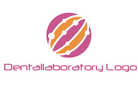 abstract globe logo