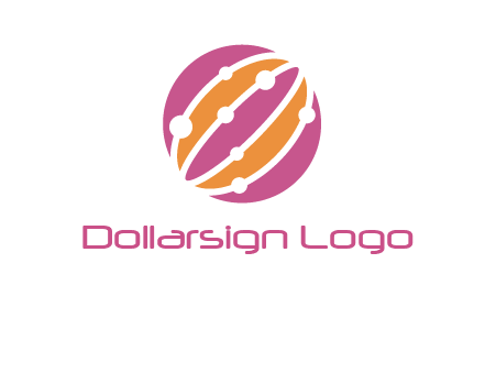 abstract globe logo