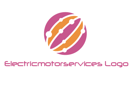 abstract globe logo