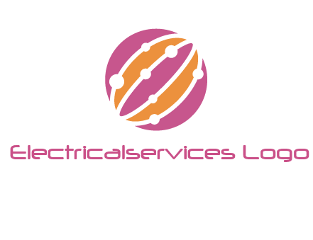 abstract globe logo