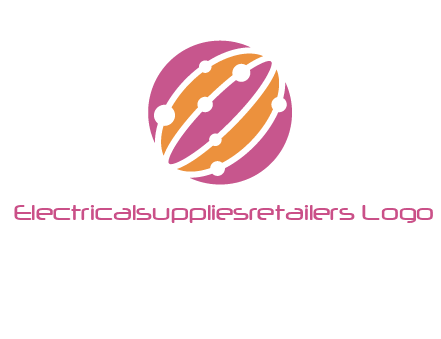 abstract globe logo