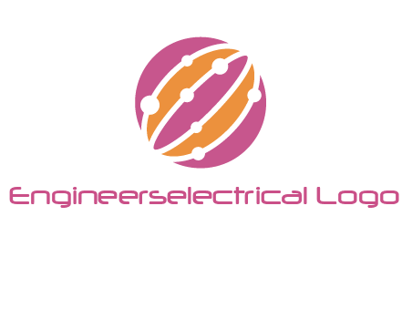 abstract globe logo