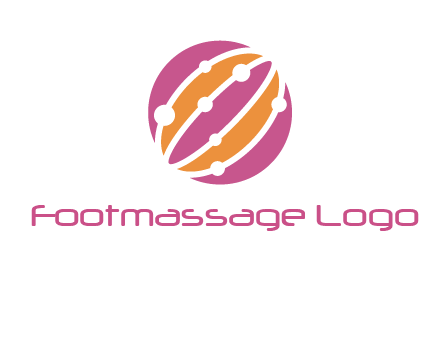 abstract globe logo