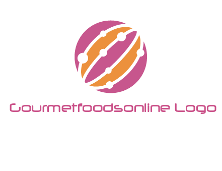 abstract globe logo