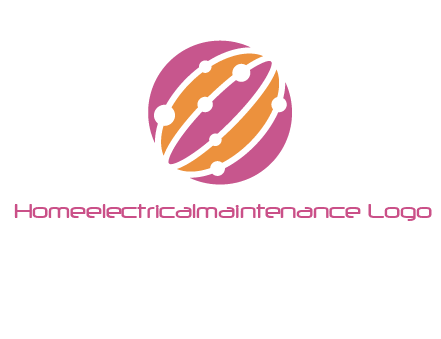 abstract globe logo