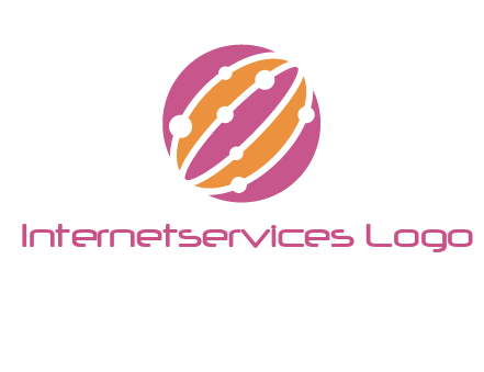 abstract globe logo
