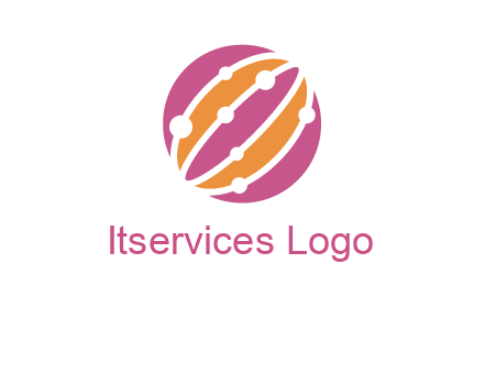 abstract globe logo