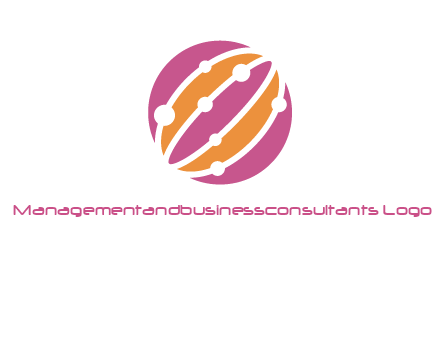 abstract globe logo