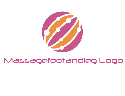 abstract globe logo