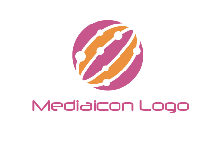 abstract globe logo