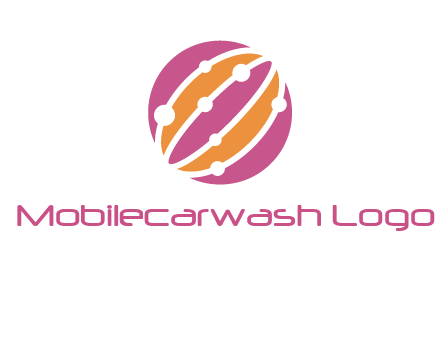 abstract globe logo