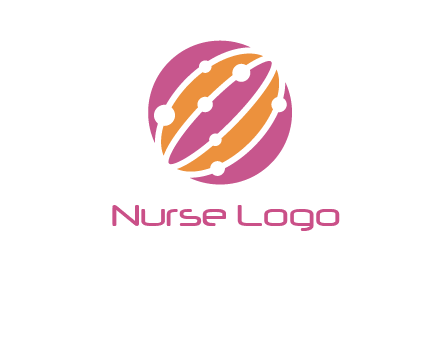 abstract globe logo