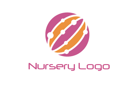 abstract globe logo