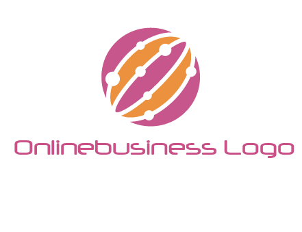 abstract globe logo