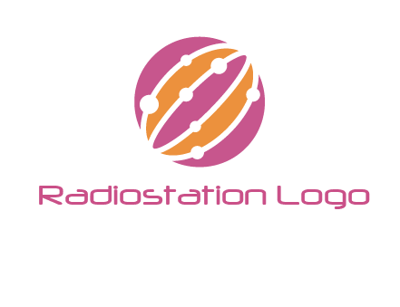 abstract globe logo