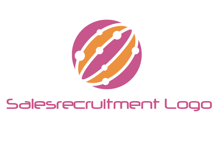 abstract globe logo