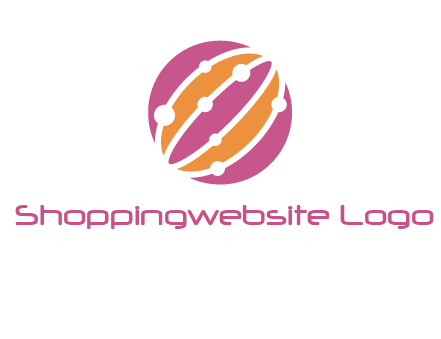 abstract globe logo