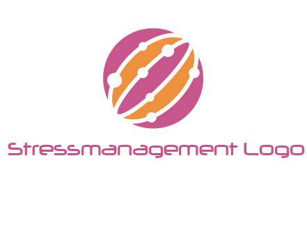 abstract globe logo