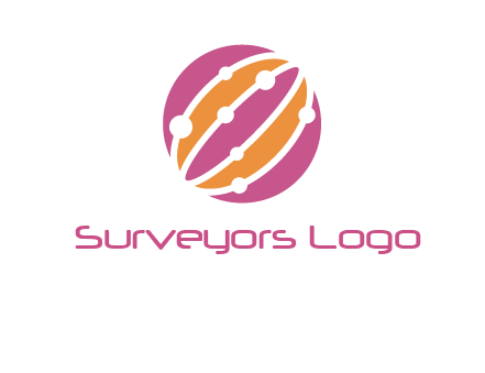 abstract globe logo