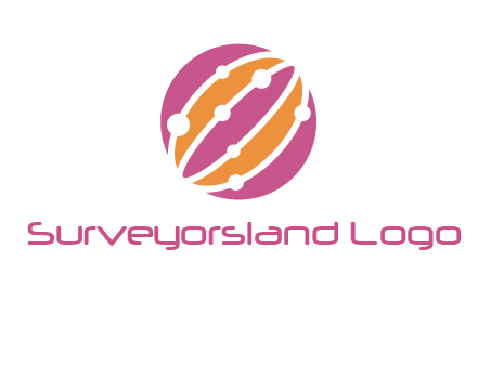 abstract globe logo