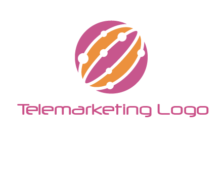 abstract globe logo