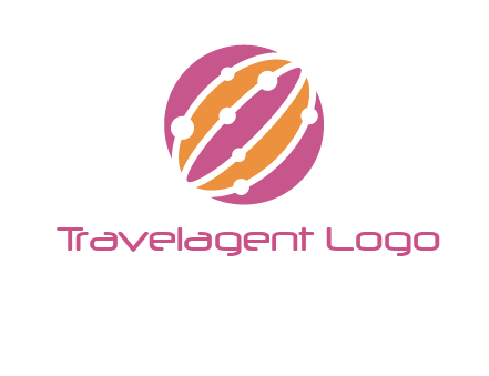 abstract globe logo