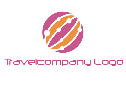 abstract globe logo