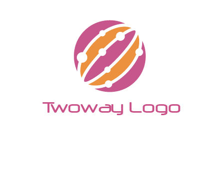 abstract globe logo