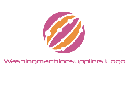 abstract globe logo
