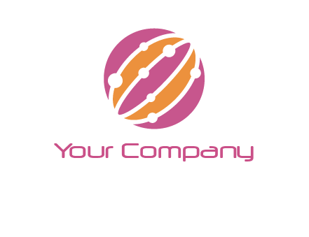 abstract globe logo