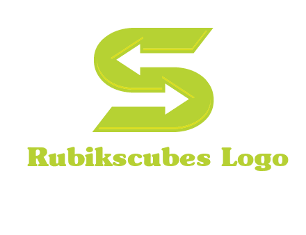 two arrow in Letter S logo