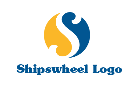 negative spacing letter S in circle