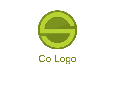 Letter S in circle