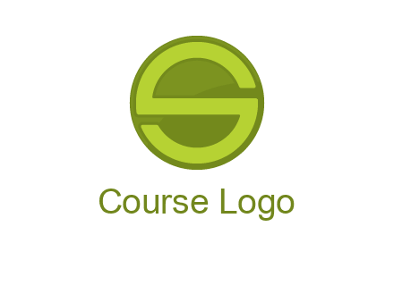Letter S in circle