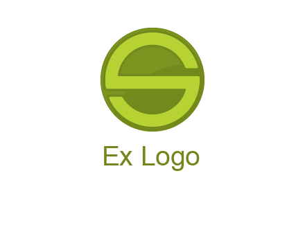 Letter S in circle