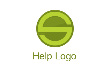 Letter S in circle