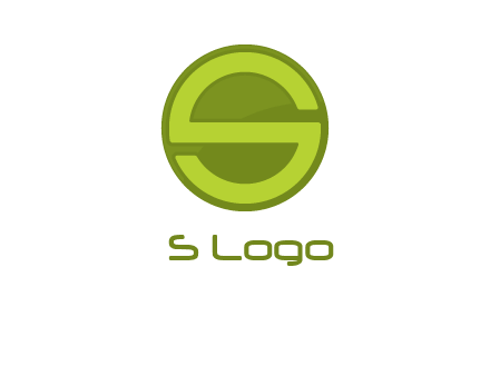 Letter S in circle
