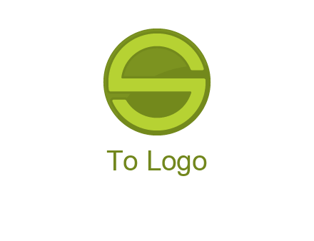 Letter S in circle