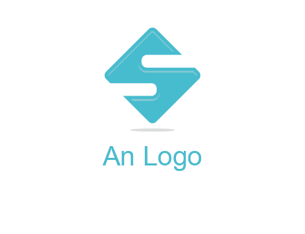 letter S in rhombus shape