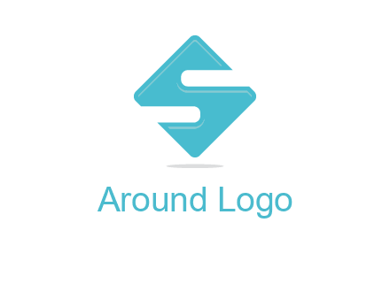 letter S in rhombus shape
