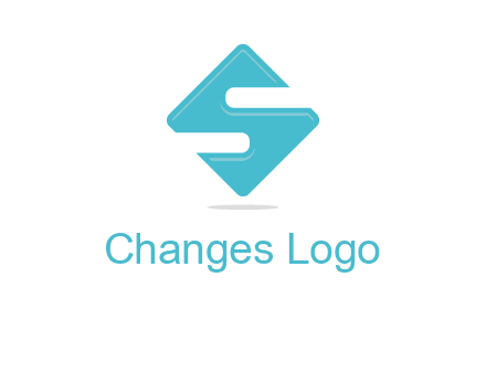 letter S in rhombus shape